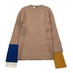 To Be Too Maglia tinta unita con Maniche In Contrasto Beige per Bambina TFJF4M408 BEIGE TO be too 