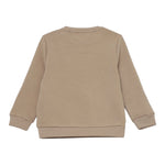 Tommy Hilfiger Felpa Chiusa Girocollo Tinta Nita Beige per Neonato 02071 BEIGE TOMMY HILFIGER 