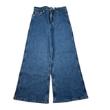Tommy Hilfiger Jeans tinta unita con Girovita Regolabile Modello Palazzo Blu per Bambina 08644 BLU TOMMY HILFIGER 