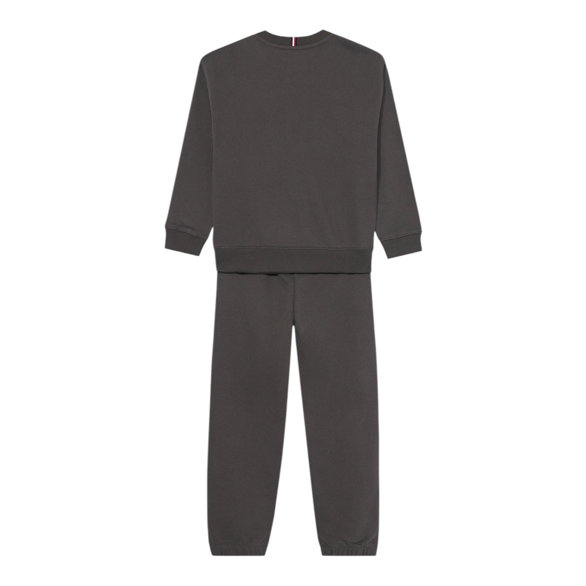 Tommy Hilfiger Completo 2 Pezzi Felpa-Pantalone tinta unita Grigio per Bambino KB0KB000664J GRIGIO TOMMY HILFIGER 