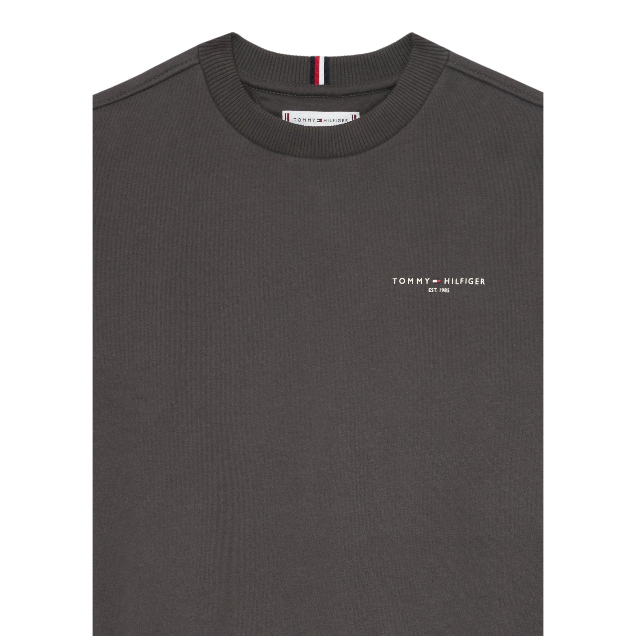 Tommy Hilfiger Completo 2 Pezzi Felpa-Pantalone tinta unita Grigio per Bambino KB0KB000664J GRIGIO TOMMY HILFIGER 