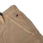 Tommy Hilfiger Pantalone tinta unita con Elastico In Vita Beige per Bambino KB0KB009693 BEIGE TOMMY HILFIGER 