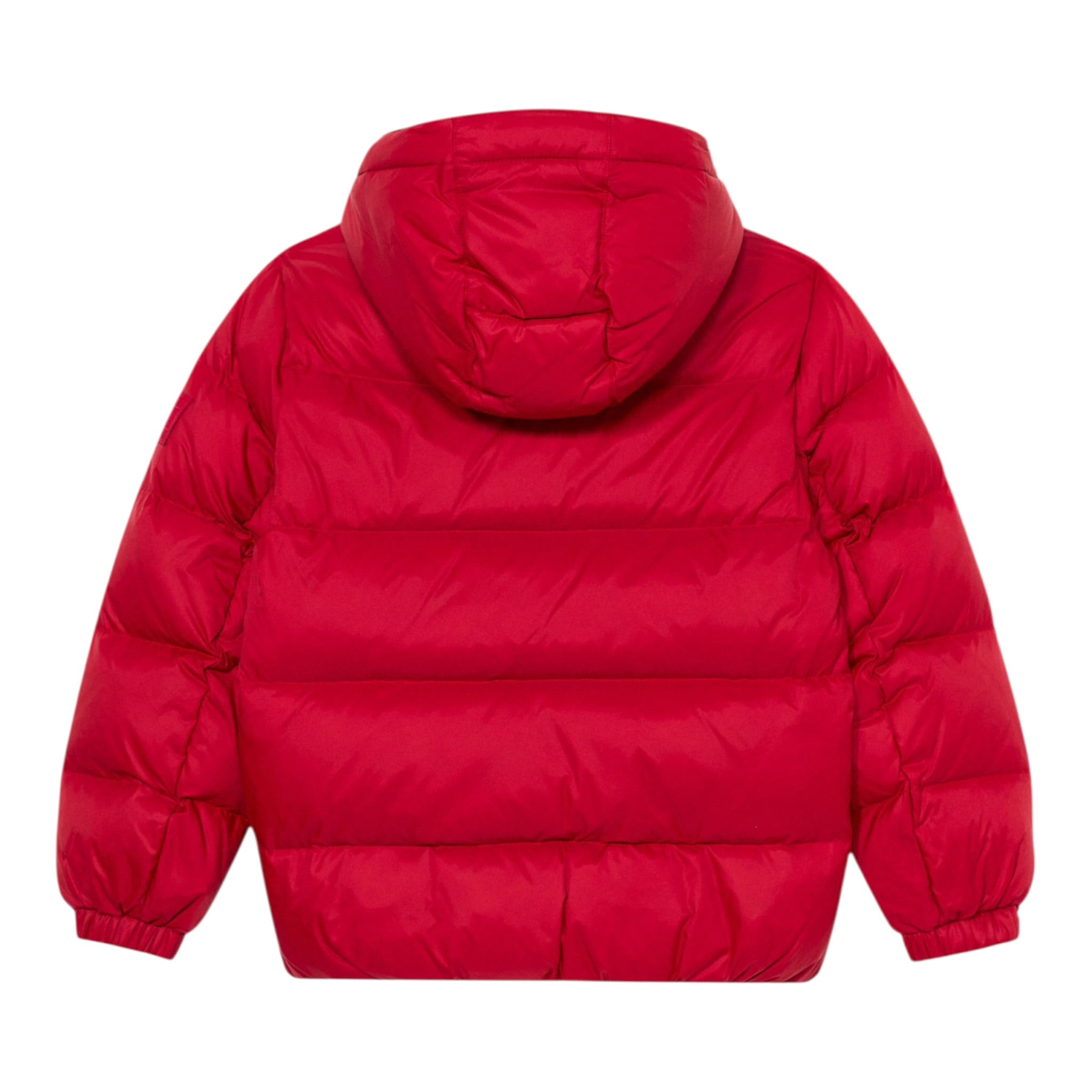 Tommy Hilfiger Giubbino tinta unita con Cappuccio Rosso per Bambino KB0KB010091 ROSSO TOMMY HILFIGER 