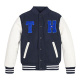 Tommy Hilfiger Giubbino Reversibile tinta unita Blu per Bambino KB0KB07680 BLU TOMMY HILFIGER 