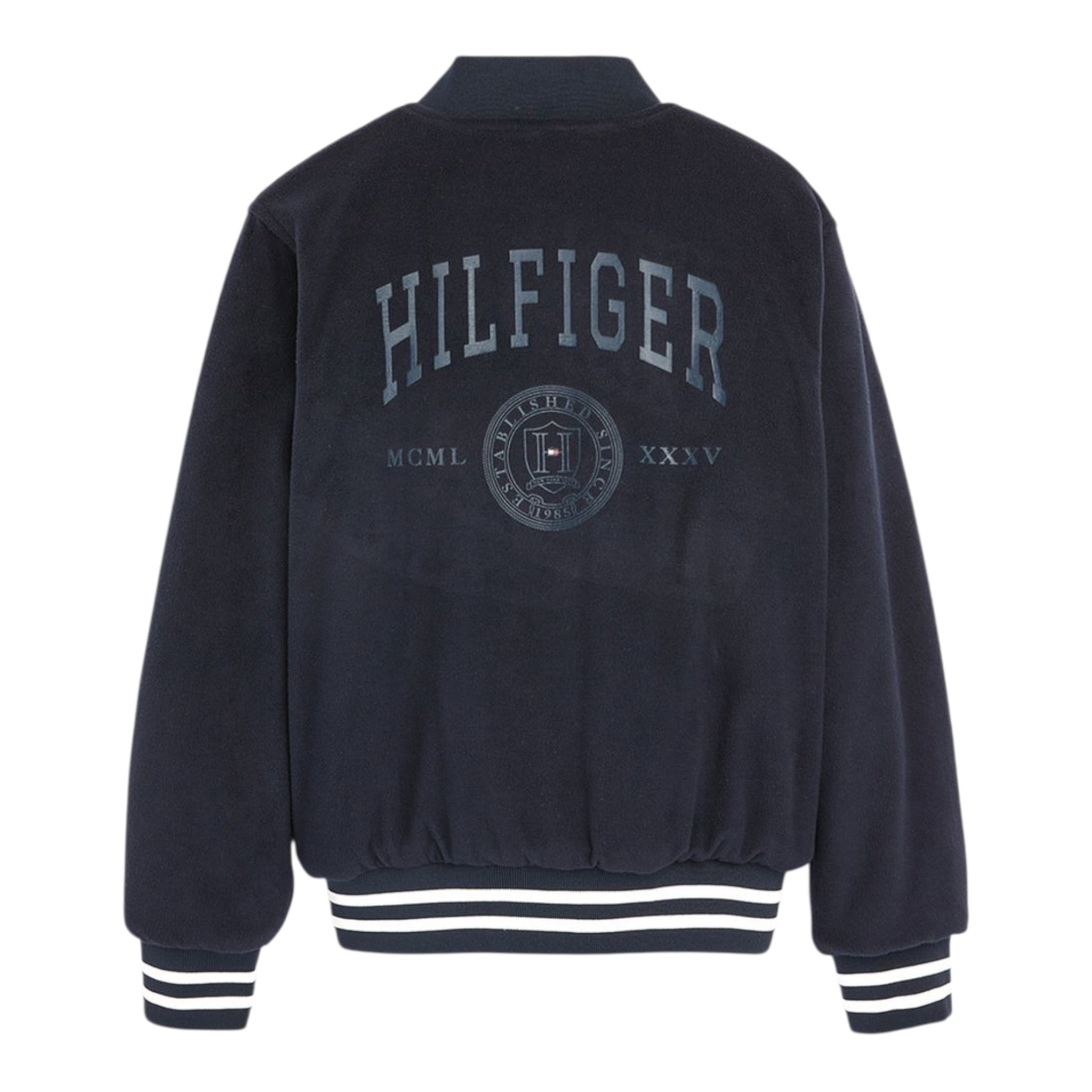 Tommy Hilfiger Giubbino Reversibile tinta unita Blu per Bambino KB0KB07680 BLU TOMMY HILFIGER 