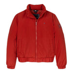 Tommy Hilfiger Giubbino tinta unita con Zip Rosso per Bambino KB0KB09093J ROSSO TOMMY HILFIGER 