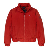 Tommy Hilfiger Giubbino tinta unita con Zip Rosso per Bambino KB0KB09093J ROSSO TOMMY HILFIGER 