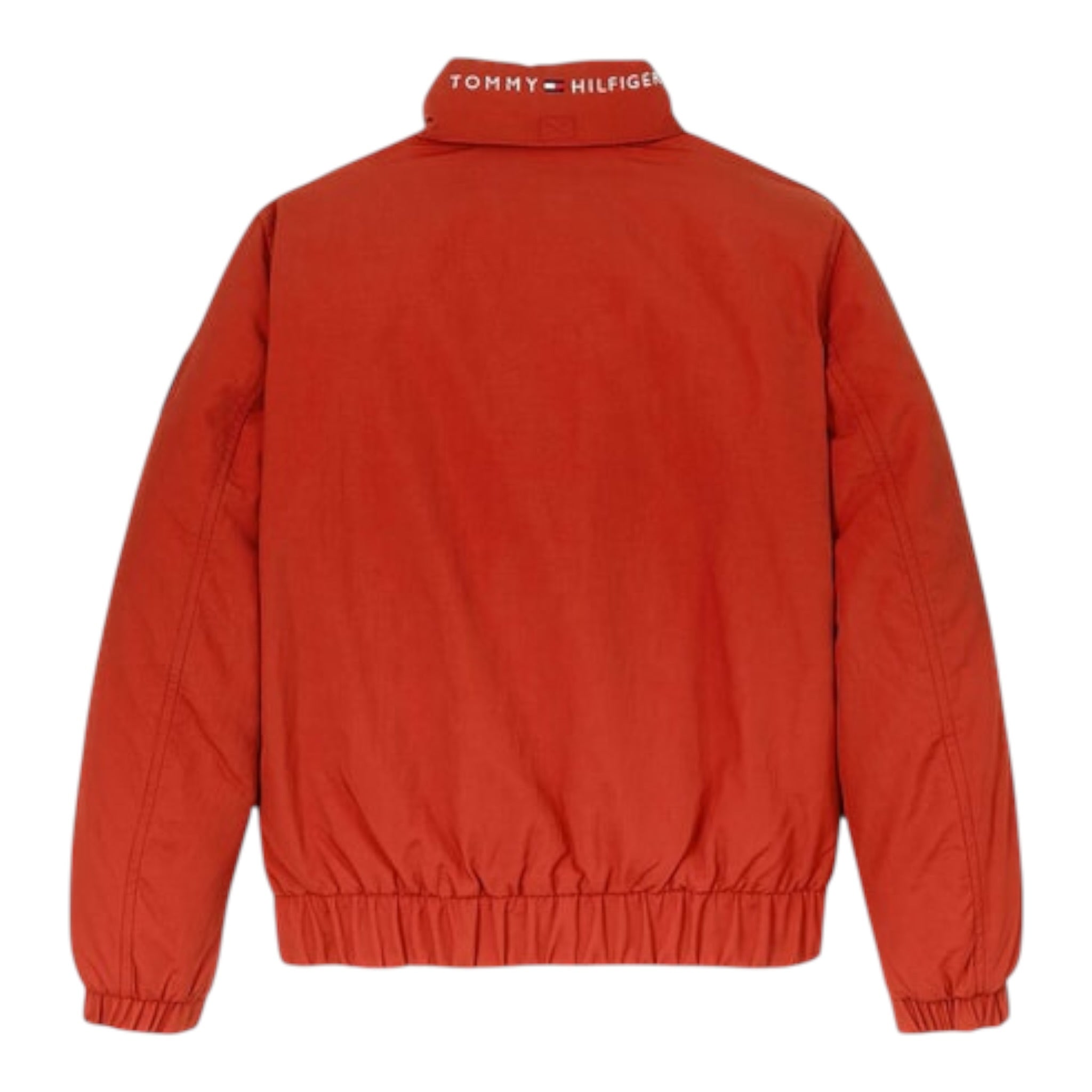 Tommy Hilfiger Giubbino tinta unita con Zip Rosso per Bambino KB0KB09093J ROSSO TOMMY HILFIGER 