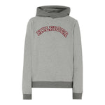 Tommy Hilfiger Felpa Chiusa con Cappuccio tinta unita Grigio per Bambino KB0KB09190 GRIGIO TOMMY HILFIGER 