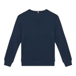 Tommy Hilfiger Felpa tinta unita Girocollo con Stampa Blu per Neonato KB0KB09315N BLU TOMMY HILFIGER 