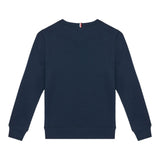 Tommy Hilfiger Felpa tinta unita Girocollo con Stampa Blu per Neonato KB0KB09315X BLU TOMMY HILFIGER 