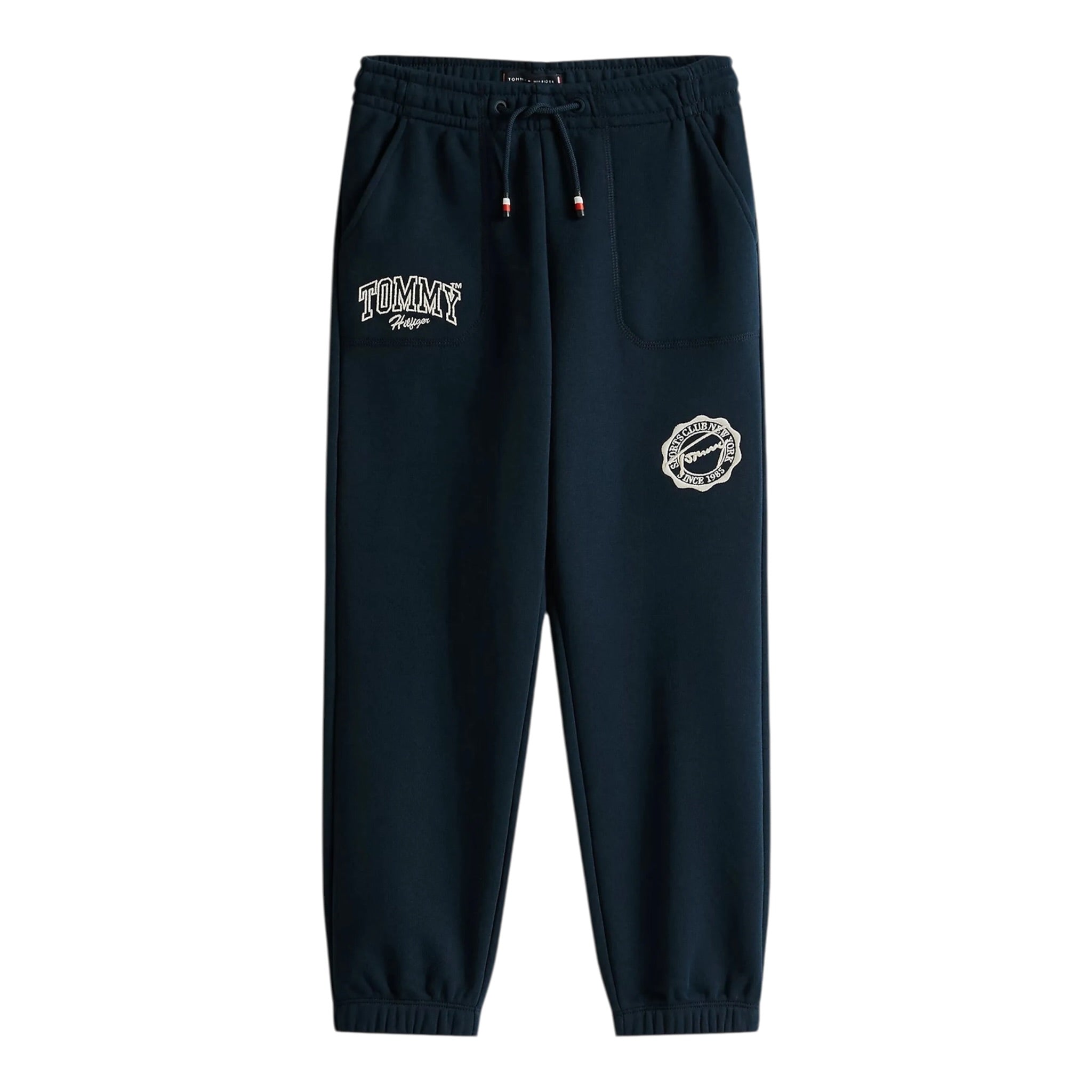 Tommy Hilfiger Pantalone Tuta tinta unita con Logo Blu per Neonato KB0KB09700 BLU TOMMY HILFIGER 