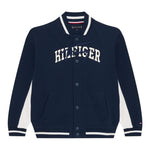 Tommy Hilfiger Felpa con Bottoni tinta unita Blu per Bambino KB0KB09745 BLU TOMMY HILFIGER 