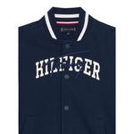 Tommy Hilfiger Felpa con Bottoni tinta unita Blu per Neonato KB0KB09745N BLU TOMMY HILFIGER 