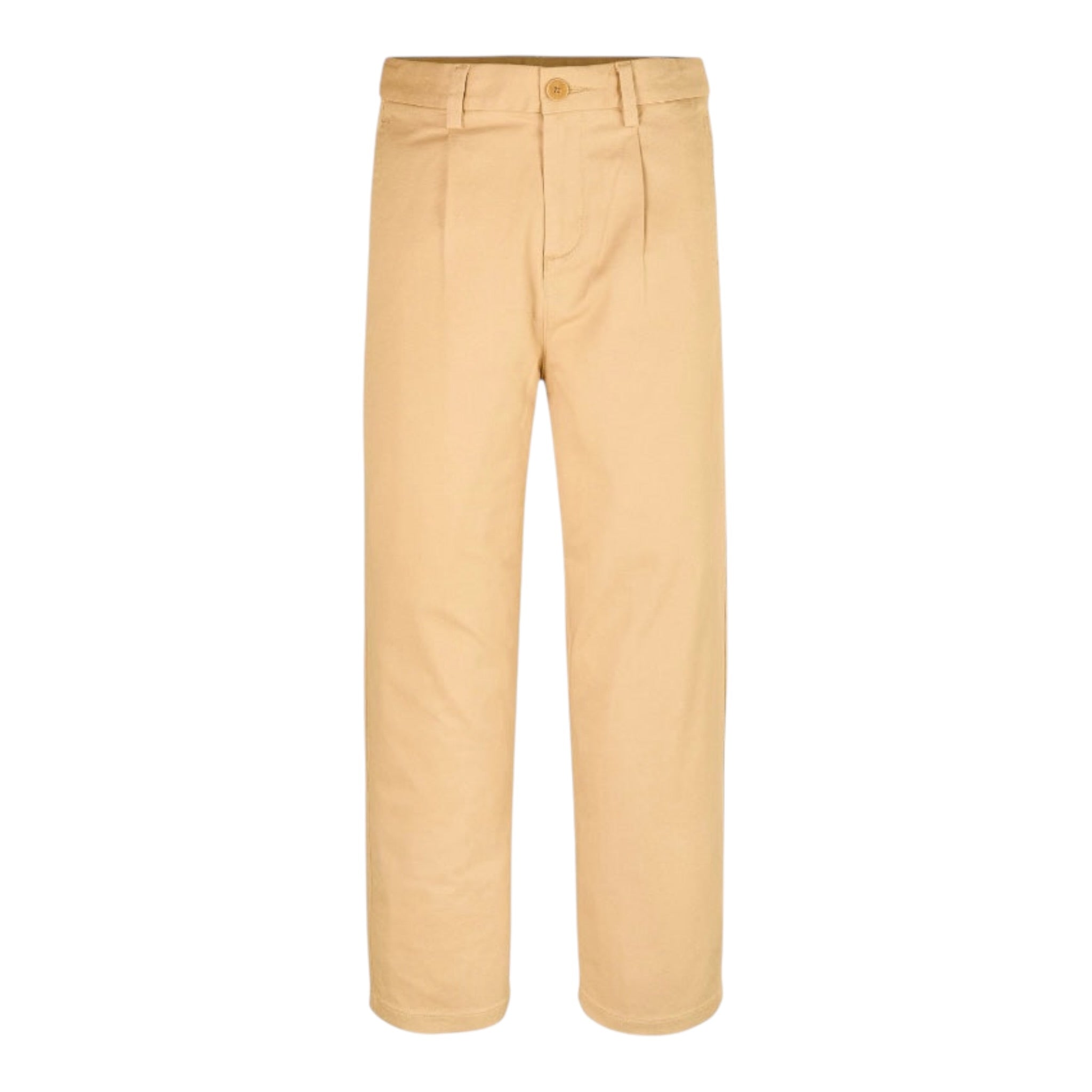 Tommy Hilfiger Pantalone tinta unita con Girovita Regolabile Beige per Bambino KB0KB09780 BEIGE TOMMY HILFIGER 