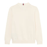 Tommy Hilfiger Maglia Girocollo tinta unita Panna per Bambino KB0KB09810 PANNA TOMMY HILFIGER 