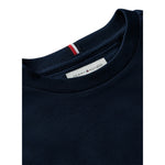 Tommy Hilfiger Shirt Girocollo tinta unita Blu per Bambino KB0KB09846 BLU TOMMY HILFIGER 