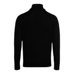 Tommy Hilfiger Maglia Collo Alto tinta unita con Logo Nero per Bambino KB0KB09966 NERO TOMMY HILFIGER 