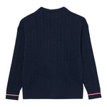 Tommy Hilfiger Cardigan tinta unita Blu per Bambino KB0KB09972 BLU TOMMY HILFIGER 