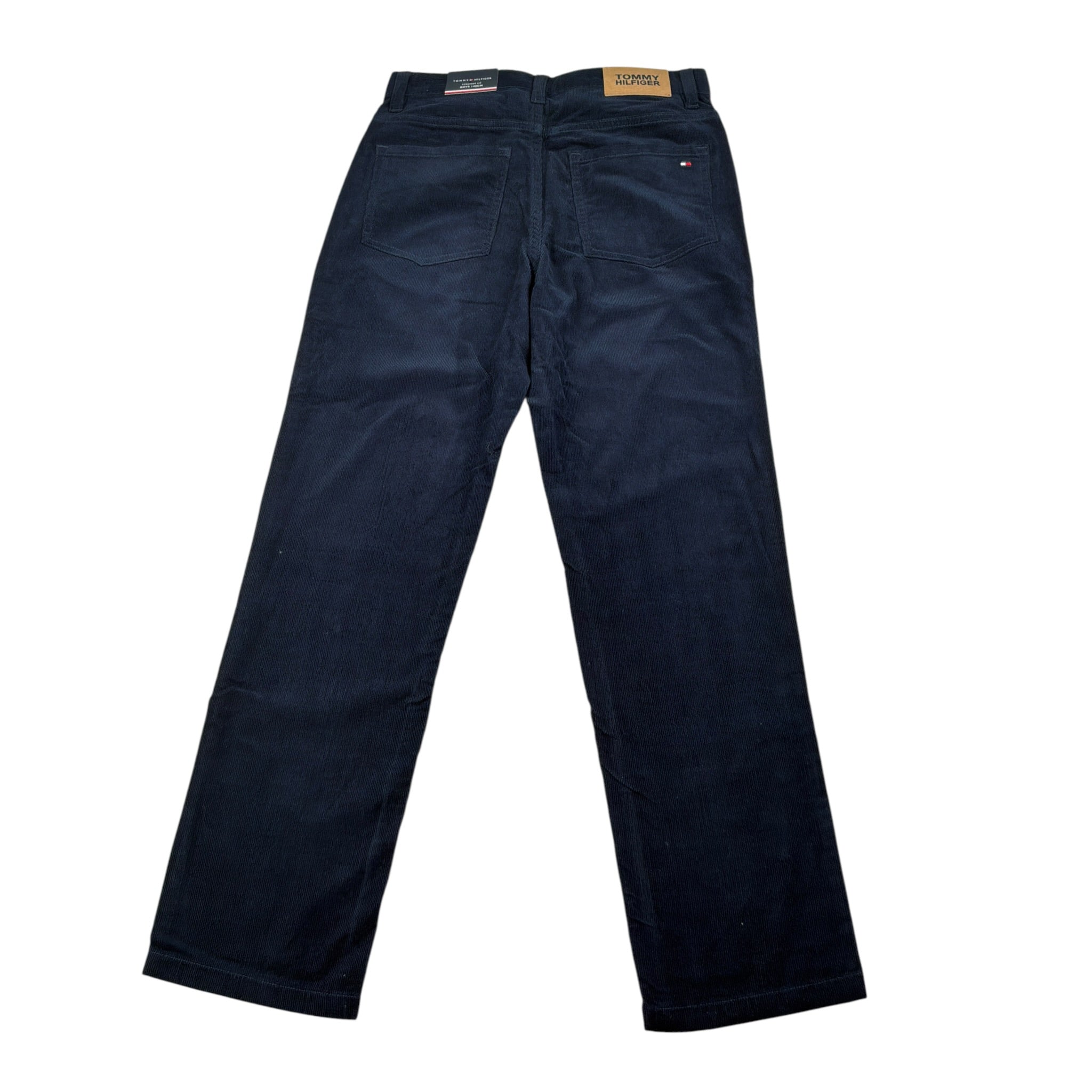 Tommy Hilfiger Pantalone tinta unita con Girovita Regolabile Blu per Bambino KB0KB09978 BLU TOMMY HILFIGER 