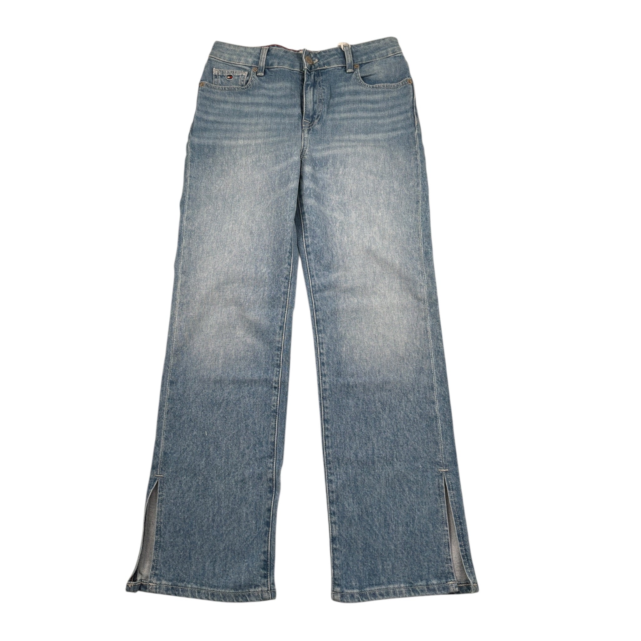 Tommy Hilfiger Jeans tinta unita con Girovita Regolabile Azzurro per Bambina KG0K41 AZZURRO TOMMY HILFIGER 