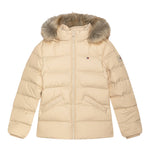 Tommy Hilfiger Giubbino tinta unita con Cappuccio Beige per Bambino KG0KG07399 BEIGE TOMMY HILFIGER 