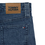 Tommy Hilfiger Jeans tinta unita con Girovita Regolabile Blu per Bambino KG0KG08644 BLU TOMMY HILFIGER 