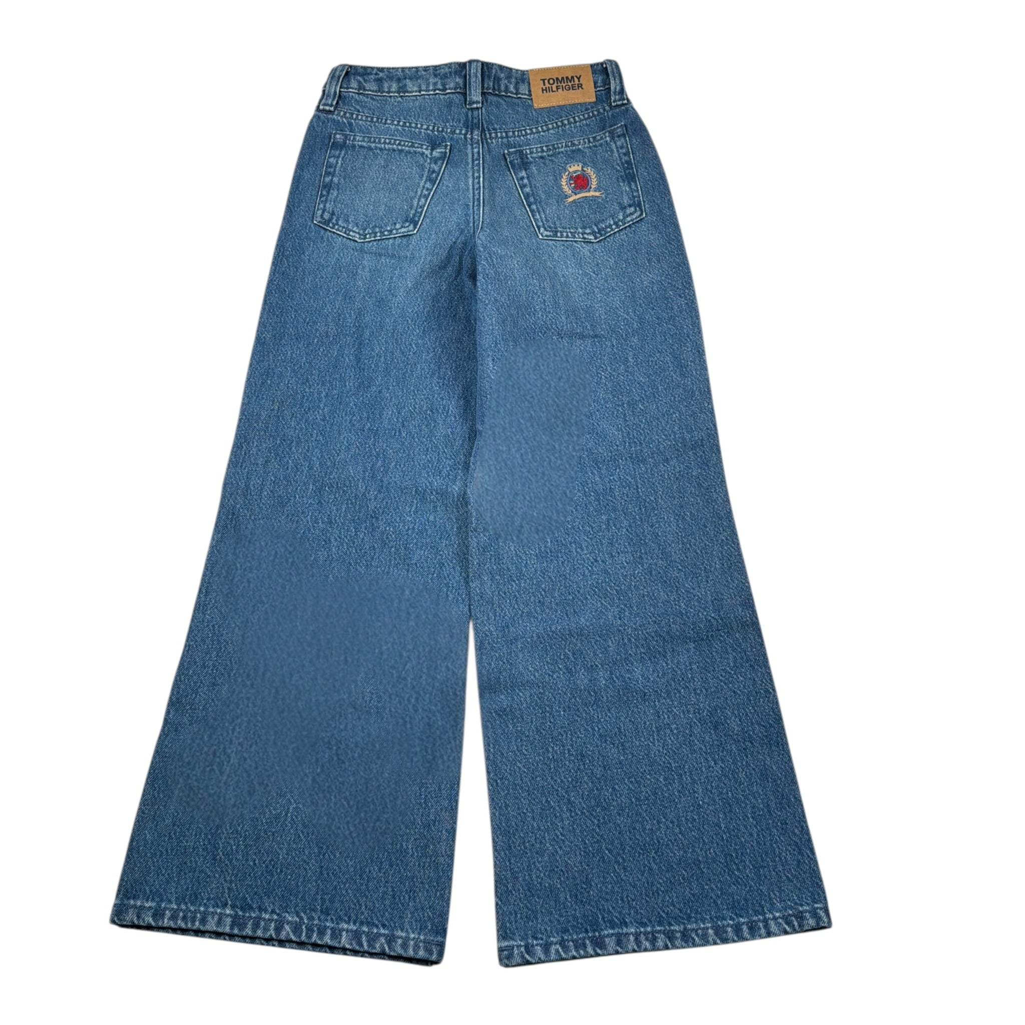 Tommy Hilfiger Jeans tinta unita Modello Palazzo Blu per Bambina KG0KG087671CD BLU TOMMY HILFIGER 