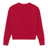 Tommy Hilfiger Maglia Girocollo tinta unita Fuxia per Bambina KG0KG08848 FUXIA TOMMY HILFIGER 