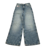 Tommy Hilfiger Jeans tinta unita Modello Palazzo Azzurro per Bambina KG0KG09017 AZZURRO TOMMY HILFIGER 