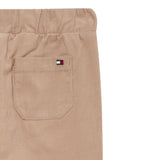 Tommy Hilfiger Pantalone tinta unita con Elastico In Vita Beige per Neonato KN0KN02053 BEIGE TOMMY HILFIGER 