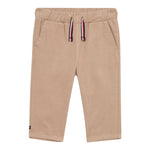 Tommy Hilfiger Pantalone tinta unita con Elastico In Vita Beige per Neonato KN0KN02053 BEIGE TOMMY HILFIGER 