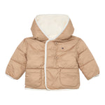 Tommy Hilfiger Giubbino Reversibile Bicolore Beige/Panna per Neonato KN0KN02064 BEIGE/PANNA TOMMY HILFIGER 