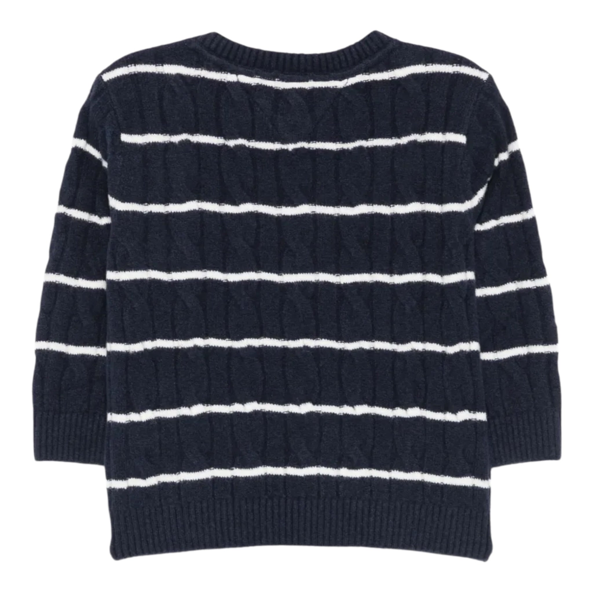 Tommy Hilfiger Maglia Girocollo Fantasia A Righe Blu per Neonato KN0KN02089 BLU TOMMY HILFIGER 