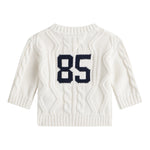 Tommy Hilfiger Cardigan tinta unita con Ricami Panna per Neonato KN0KN02090 PANNA TOMMY HILFIGER 