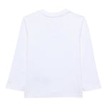 Tommy Hilfiger Shirt Girocollo tinta unita Bianco per Neonato KN0KN02128 BIANCO TOMMY HILFIGER 