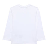 Tommy Hilfiger Shirt Girocollo tinta unita Bianco per Neonato KN0KN02128 BIANCO TOMMY HILFIGER 