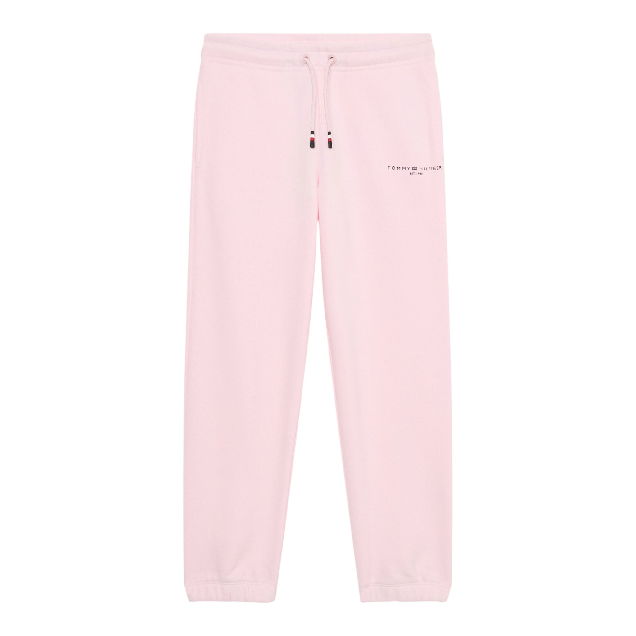 Tommy Hilfiger Pantalone Tuta tinta unita con Logo Rosa per Bambina KS0KS00596 ROSA TOMMY HILFIGER 