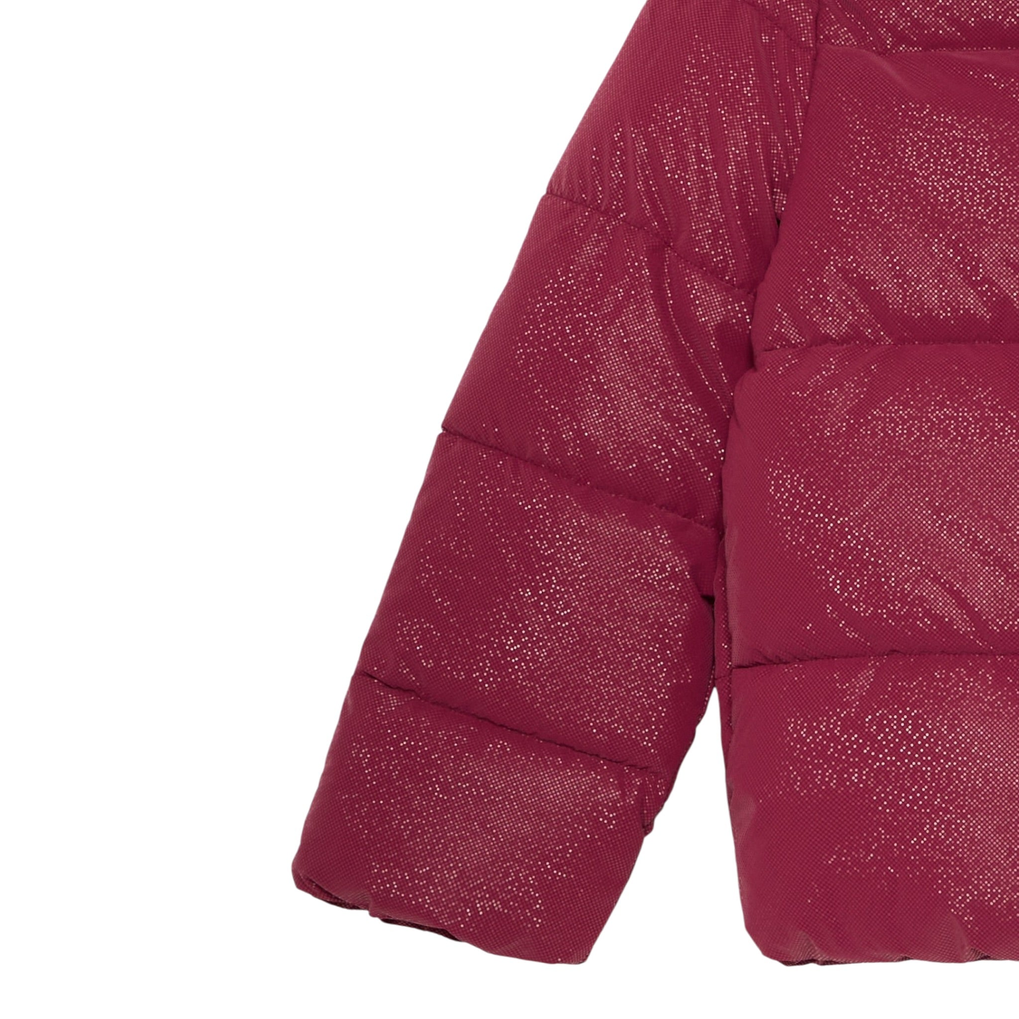 Trussardi Giubbino tinta unita con Cappuccio Bordeaux per Bambina J5BL13WGIW0 BORDEAUX TRUSSARDI 