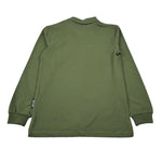 Trussardi Polo Manica Lunga tinta unita con Logo Verde per Bambino JBA26154PO VERDE TRUSSARDI 