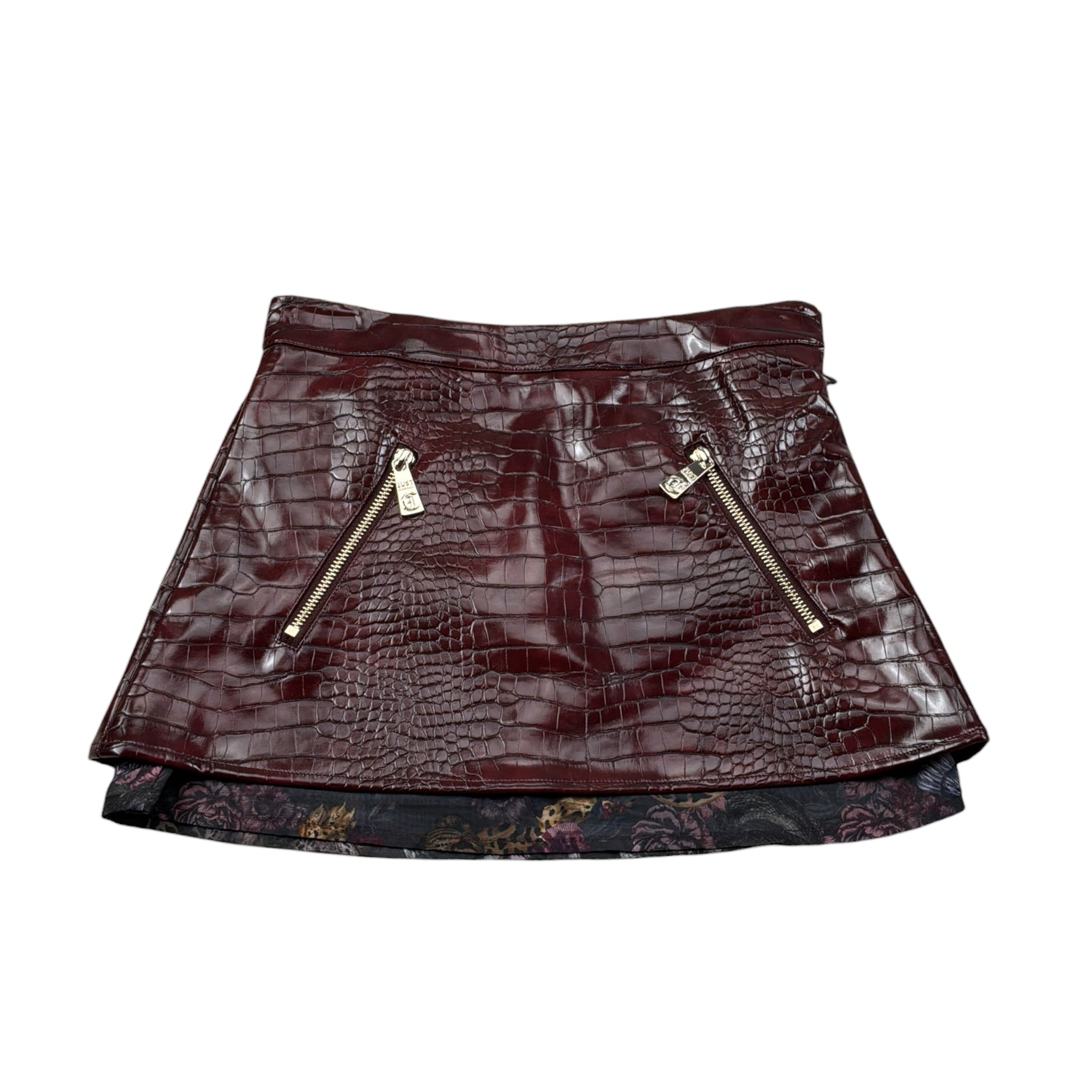 Just Cavalli Gonna tinta unita Bordeaux per Bambina JGA26039GO BORDEAUX JUST CAVALLI 