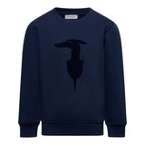 Trussardi Felpa tinta unita Girocollo con Logo Blu per Neonato TBA25004FEN BLU TRUSSARDI 