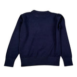 Trussardi Maglia tinta unita Girocollo Blu per Bambino TBA25011MAX BLU TRUSSARDI 
