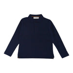 Trussardi Polo tinta unita con Logo Blu per Bambino TBA25013PO BLU TRUSSARDI 