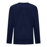 Trussardi Shirt tinta unita con Stampa Blu per Bambino TBA25015TS BLU TRUSSARDI 