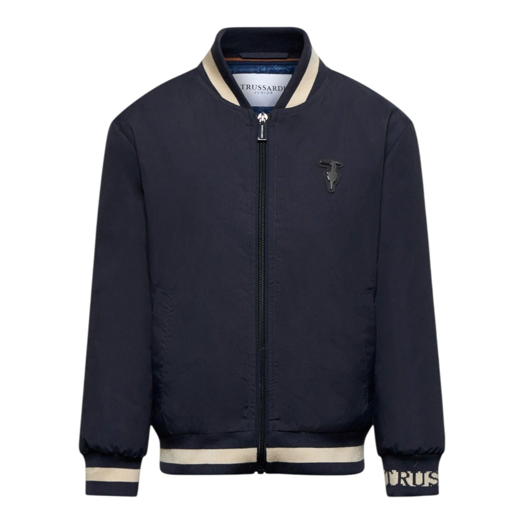 Trussardi Giubbino tinta unita Blu per Neonato TBA25053GBN BLU TRUSSARDI 
