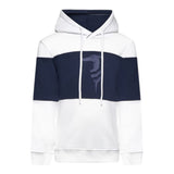 Trussardi Felpa Bicolore con Cappuccio Bianco/Blu per Neonato TBA25056FE BIANCO/BLU TRUSSARDI 