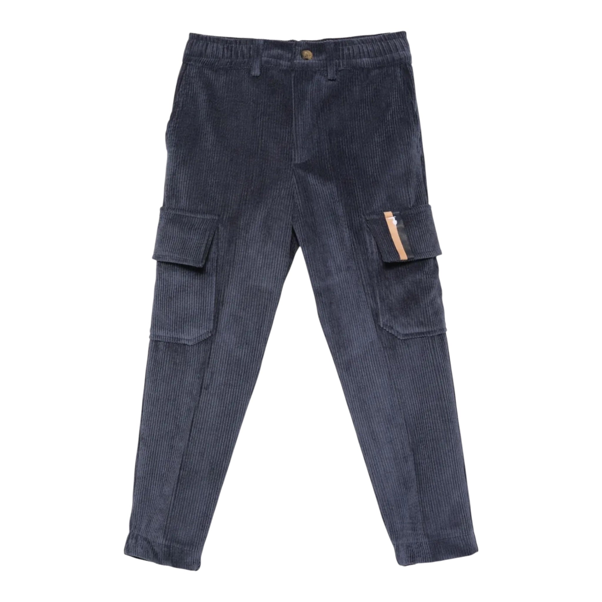 Trussardi Pantalone tinta unita con Tasconi Blu per Bambino TBA25166PA BLU TRUSSARDI 