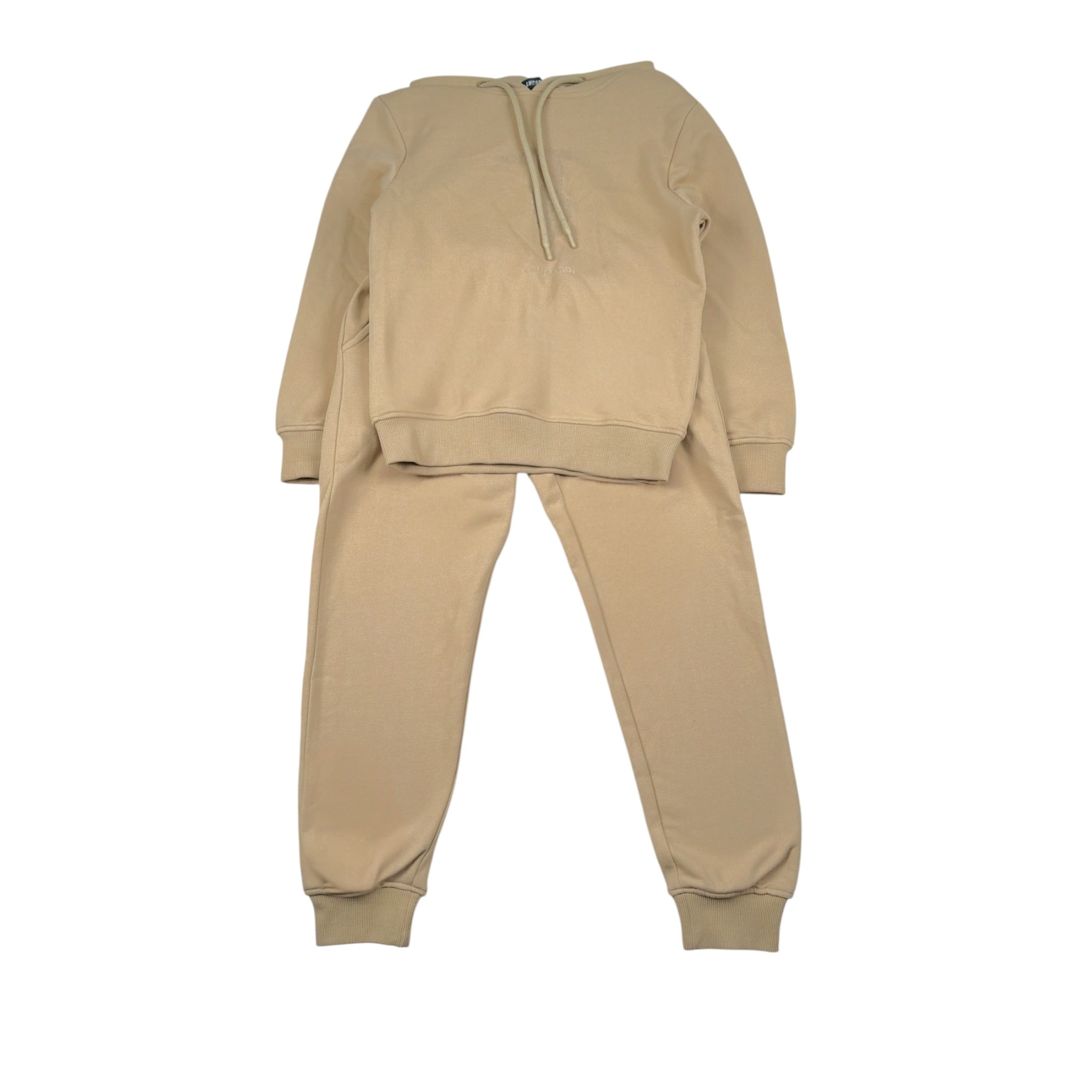 Trussardi Completo 2 Pz Felpa-Pantalone tinta unita Beige per Bambino TBA26002CF BEIGE TRUSSARDI 