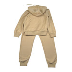 Trussardi Completo 2 Pz Felpa-Pantalone tinta unita Beige per Bambino TBA26002CF BEIGE TRUSSARDI 